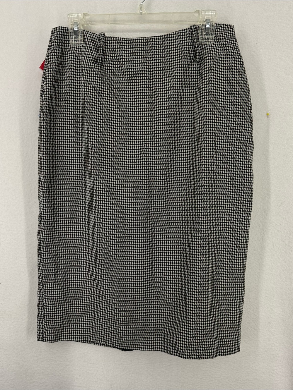 AK Anne Klein Houndstooth Pencil Skirt Women’s Size 10 Wool Blend Career